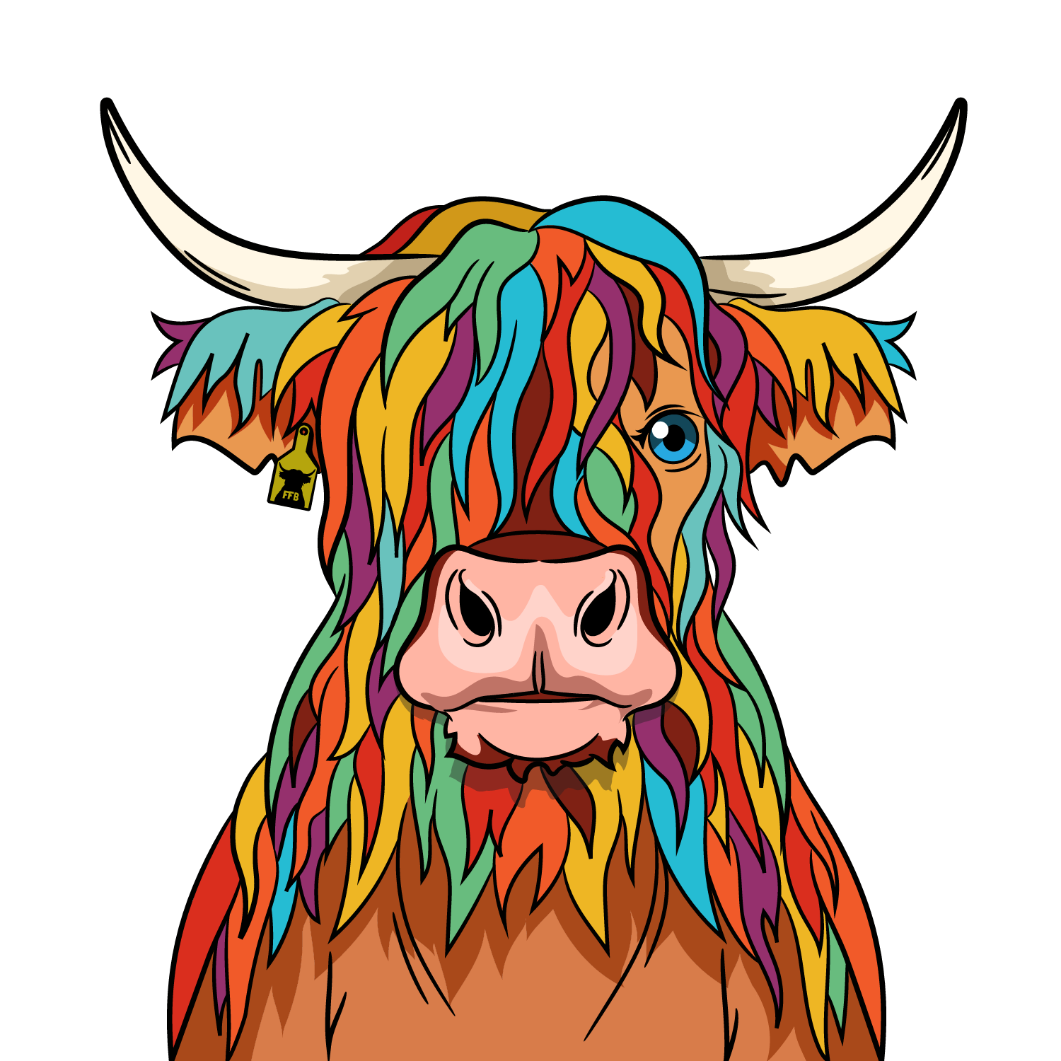 highland herd cow